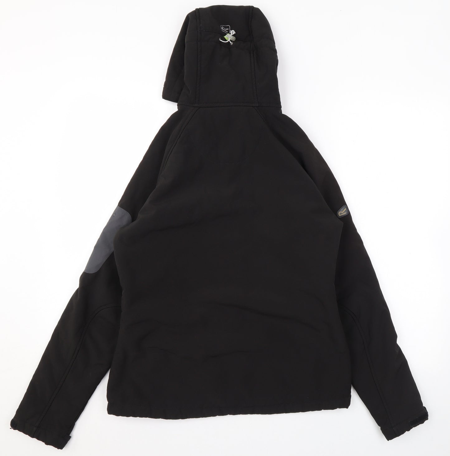 Regatta Womens Black Rain Coat Coat Size 12 Zip