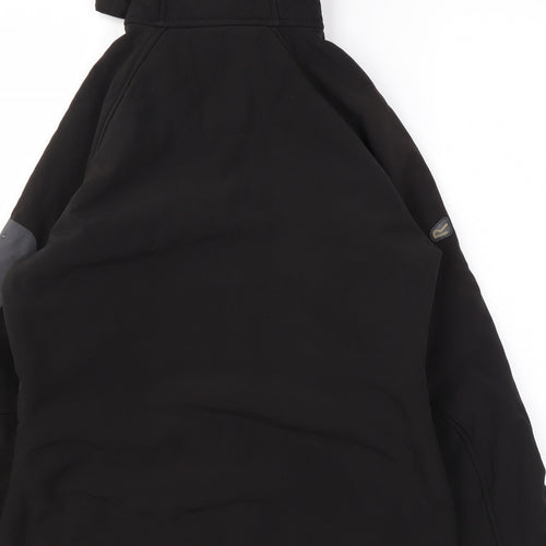 Regatta Womens Black Rain Coat Coat Size 12 Zip