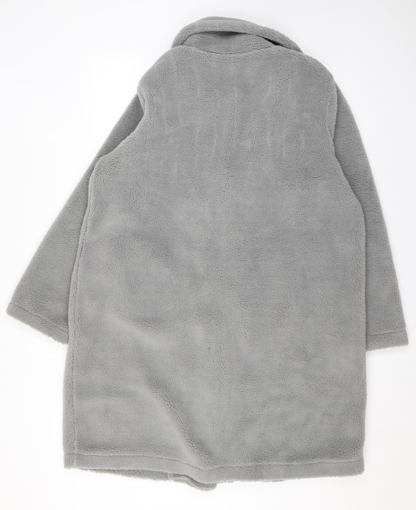 Yours Womens Grey Overcoat Coat Size 16 Button