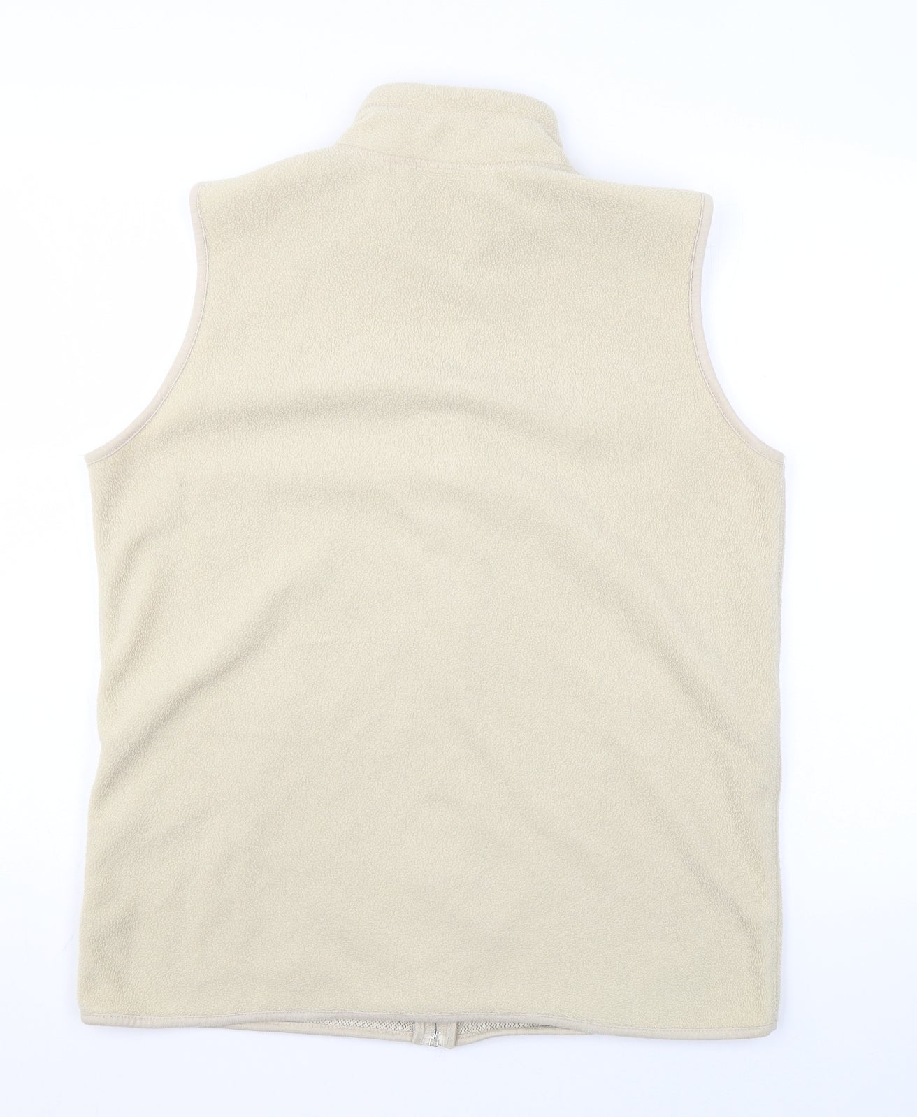 EWM Womens Beige Gilet Jacket Size M Zip