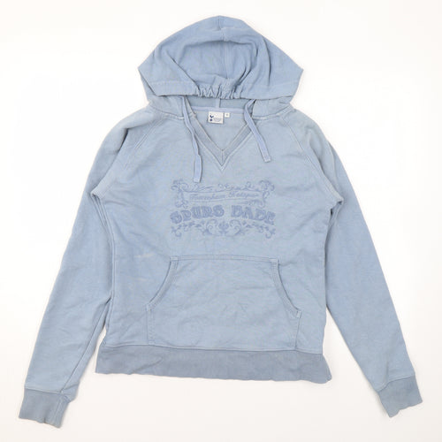 Tottenham Hotspur F.C. Womens Blue Cotton Pullover Hoodie Size 12 Pullover