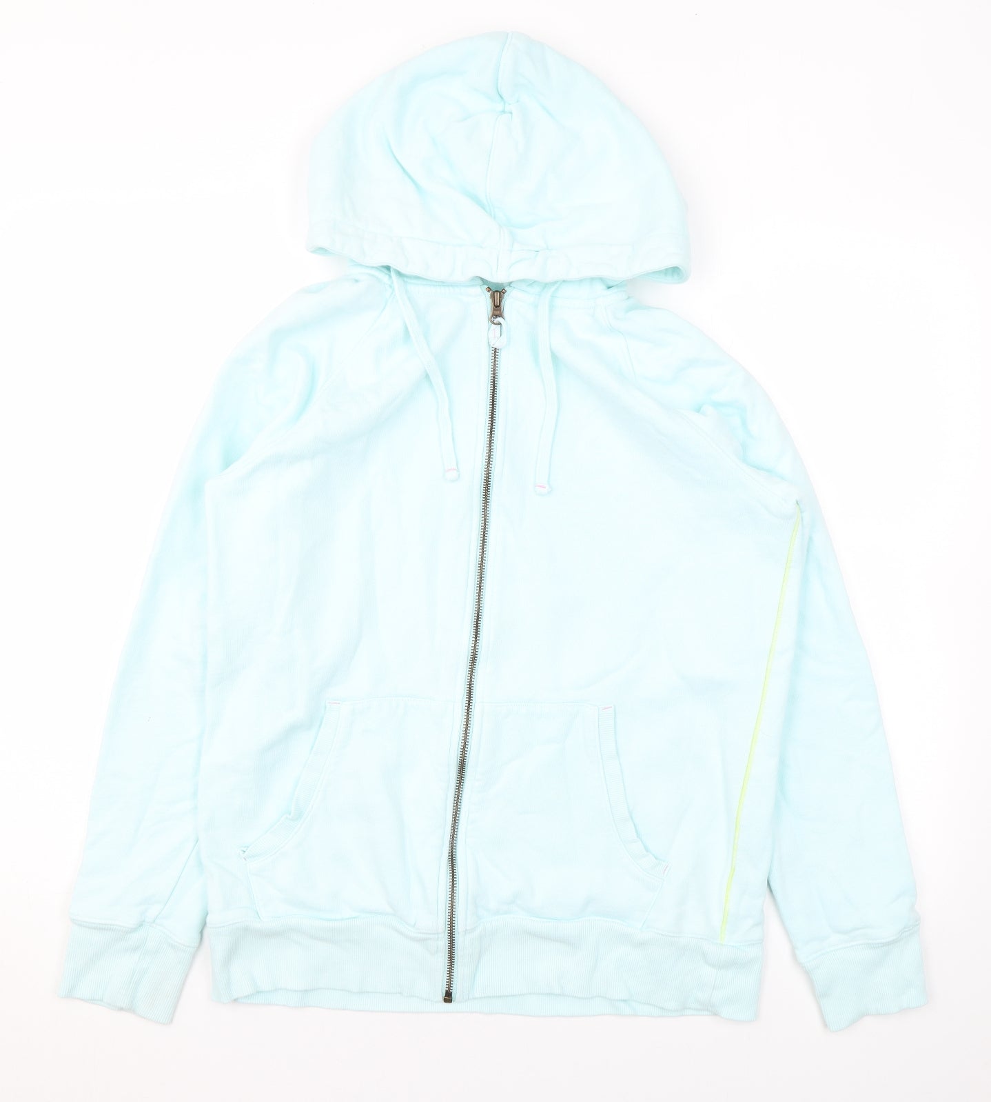 White Stuff Womens Blue Cotton Full Zip Hoodie Size XS Zip
