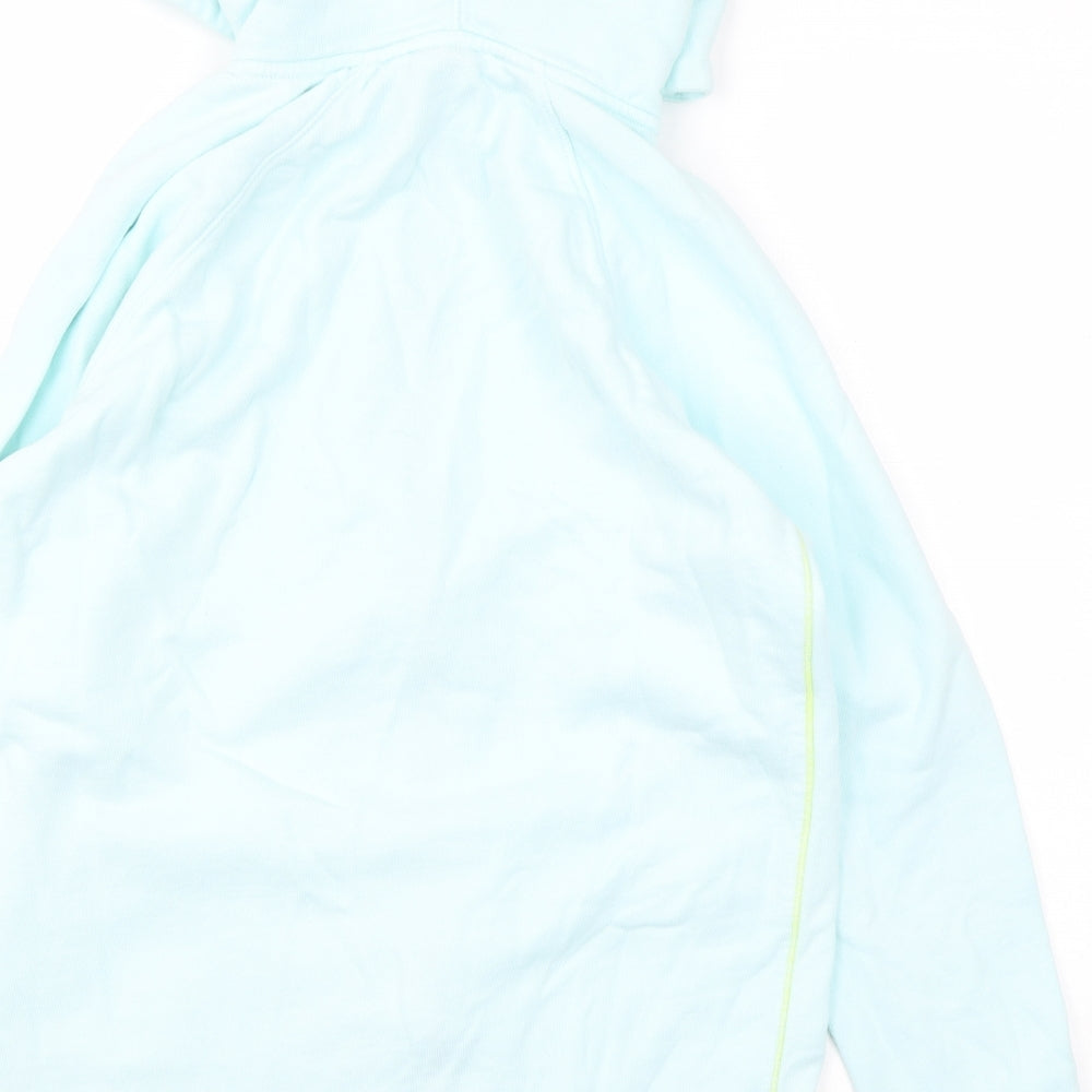 White Stuff Womens Blue Cotton Full Zip Hoodie Size XS Zip