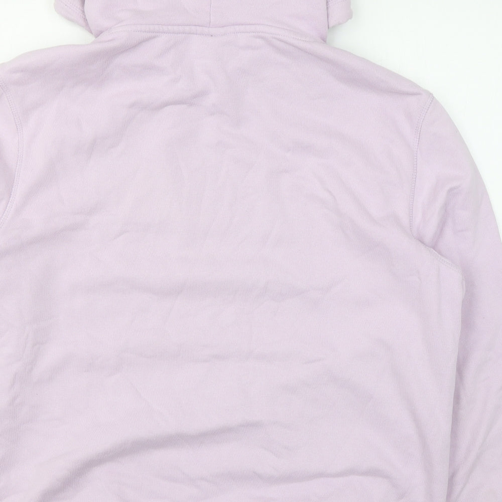 H&M Womens Pink Cotton Pullover Hoodie Size M Pullover