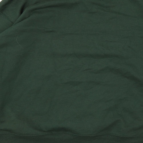 Champion Mens Green Cotton Pullover Sweatshirt Size L