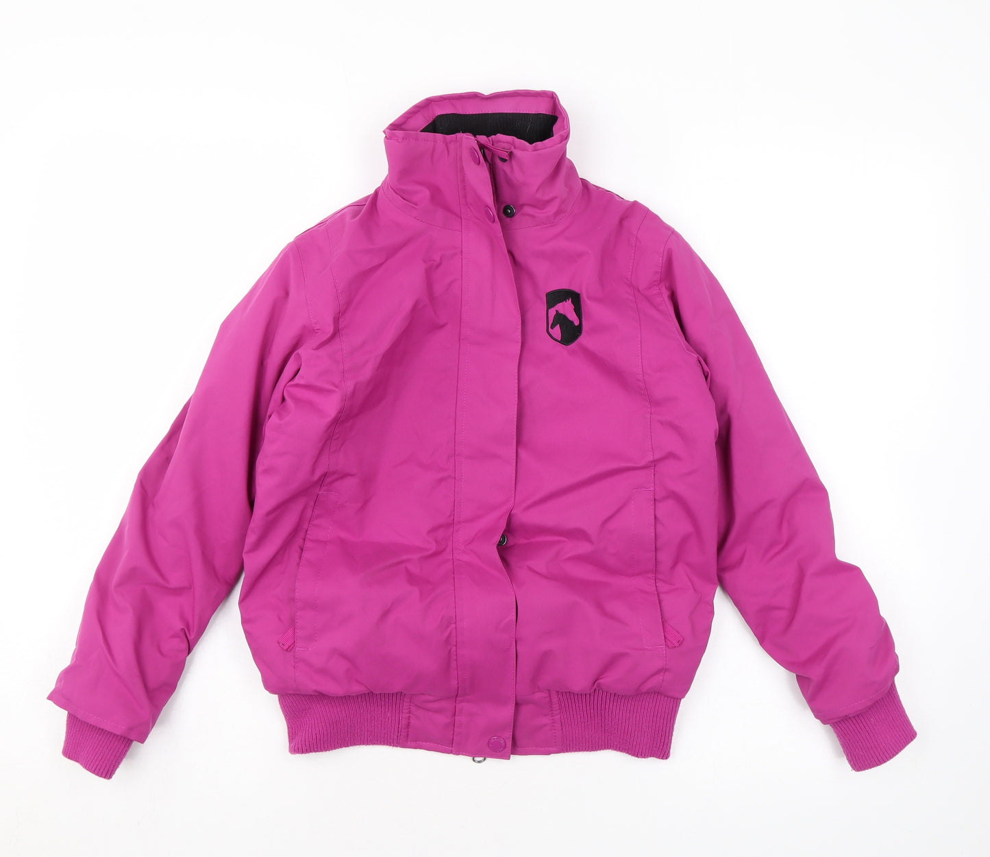 Requisite Girls Pink Rain Coat Coat Size 7-8 Years Zip