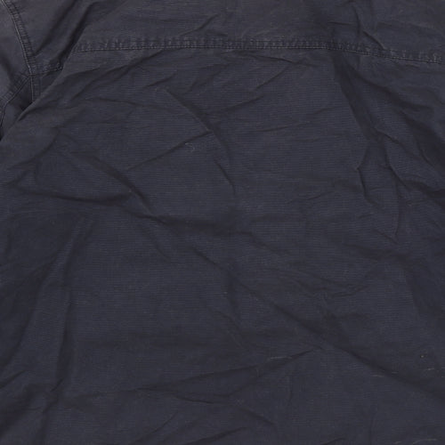 Atlantic Bay Mens Grey Rain Coat Coat Size XL Zip