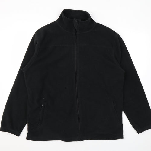 Hutson Harbour Mens Black Jacket Size XL Zip