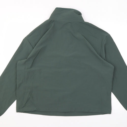 Good Move Womens Green Polyester Pullover Sweatshirt Size 18 Zip