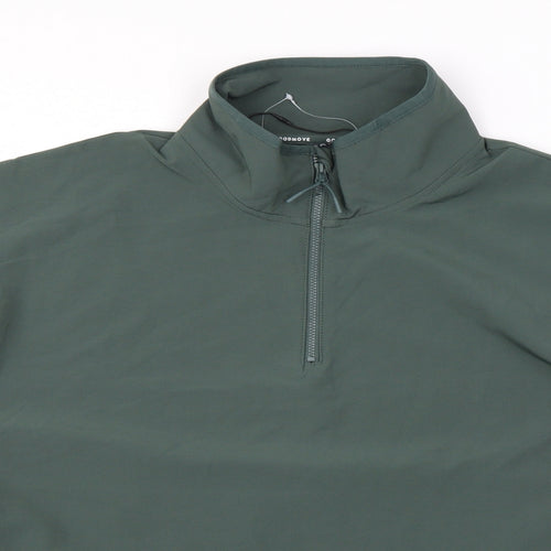 Good Move Womens Green Polyester Pullover Sweatshirt Size 18 Zip