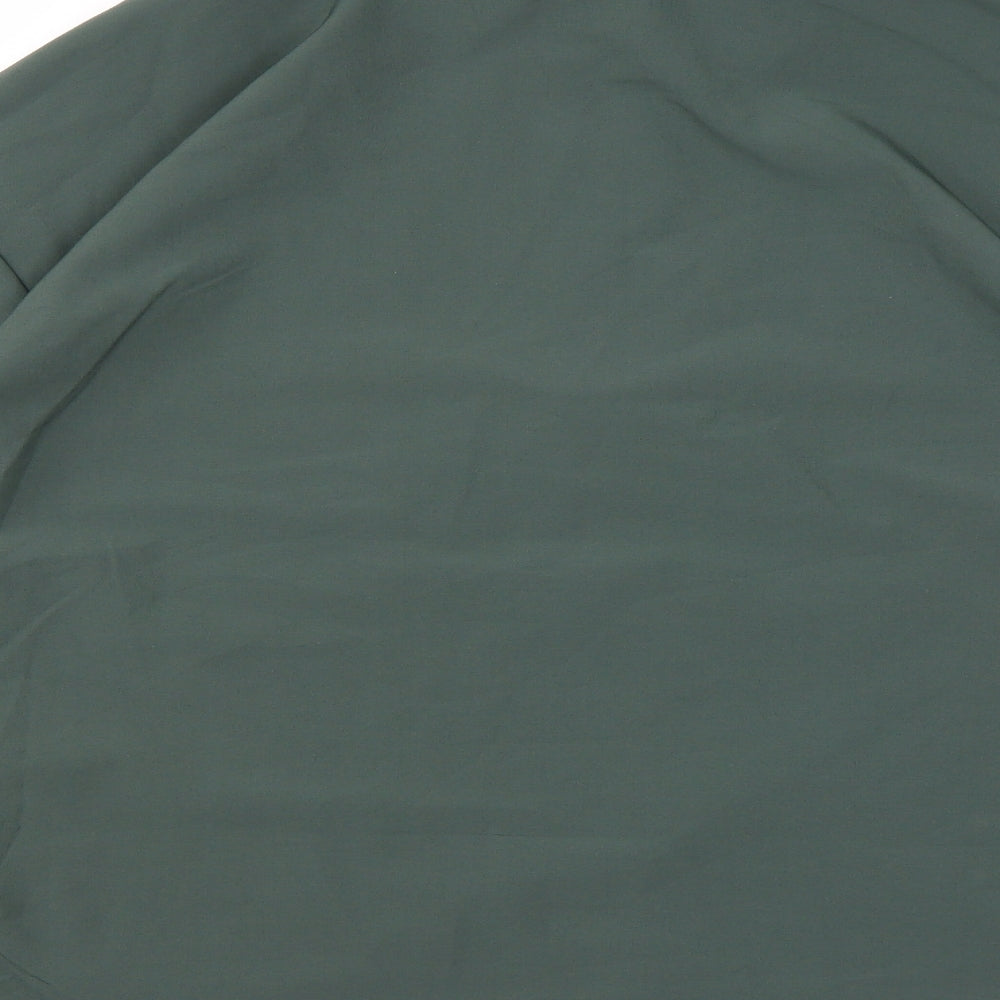 Good Move Womens Green Polyester Pullover Sweatshirt Size 18 Zip