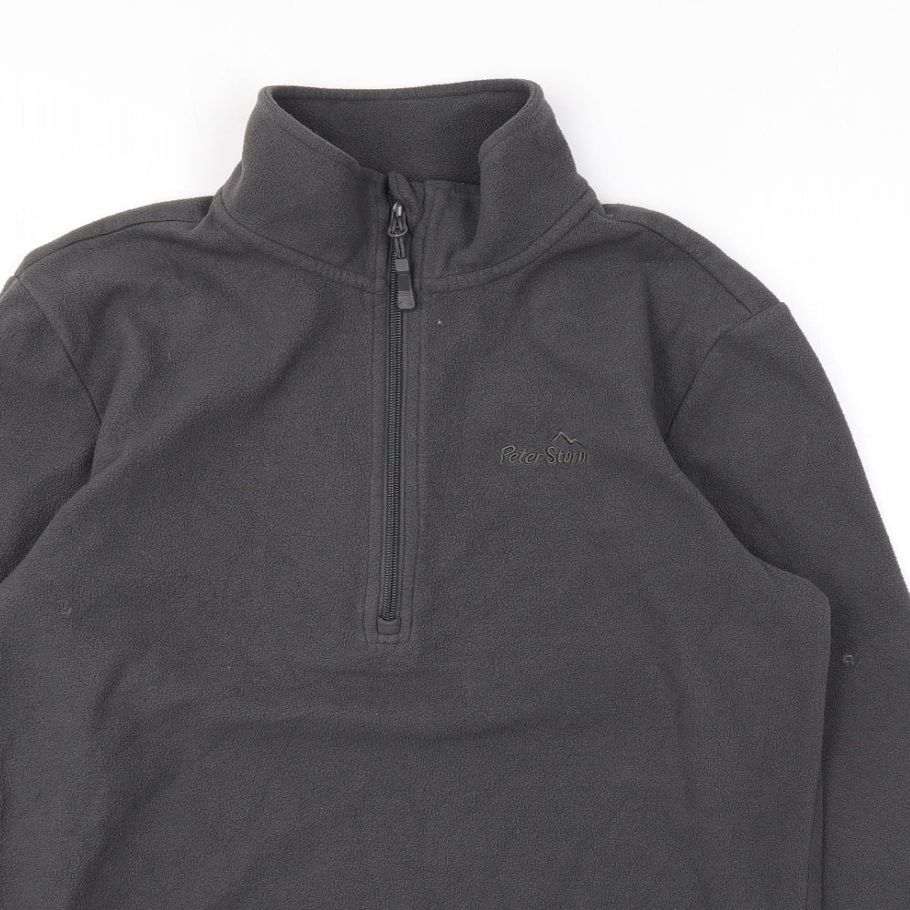 Peter Storm Mens Grey Polyester Pullover Sweatshirt Size XS