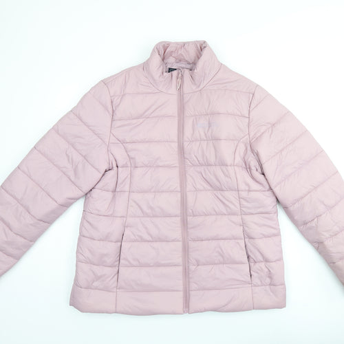 Mountain Warehouse Womens Pink Puffer Jacket Coat Size 18 Zip