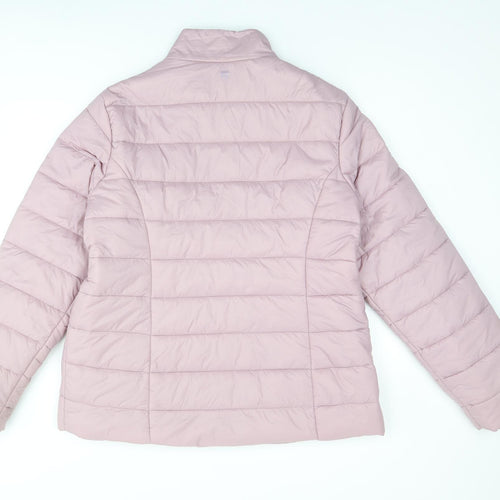 Mountain Warehouse Womens Pink Puffer Jacket Coat Size 18 Zip