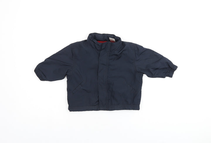 Gap Baby Black Jacket Coat Size 6-9 Months Zip - Size 6-12 Months