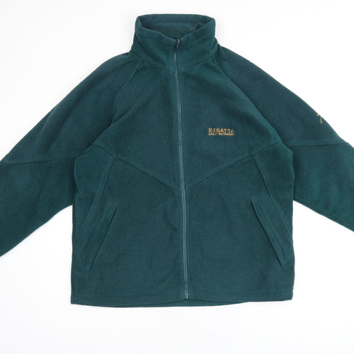 Regatta Mens Green Polyester Full Zip Sweatshirt Size S