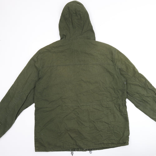 Very Womens Green Overcoat Coat Size 2XL Zip