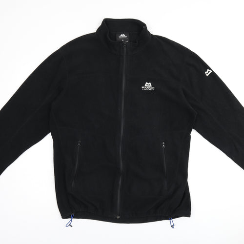 Mountain Equipment Mens Black Polyester Full Zip Sweatshirt Size XL