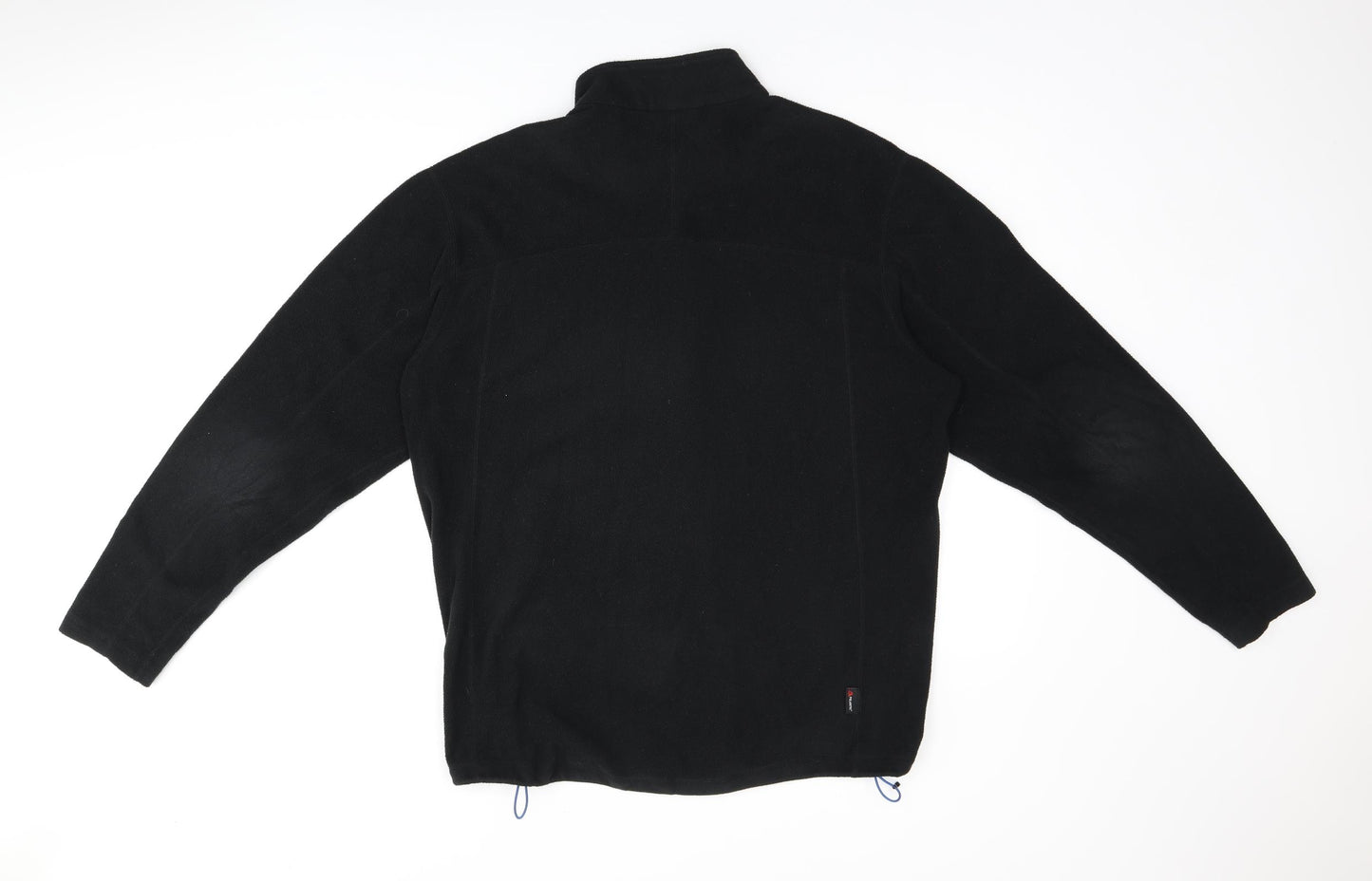 Mountain Equipment Mens Black Polyester Full Zip Sweatshirt Size XL
