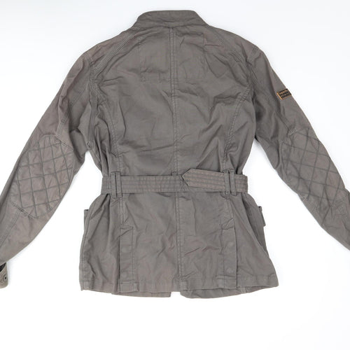 Superdry Womens Green Jacket Coat Size M Zip