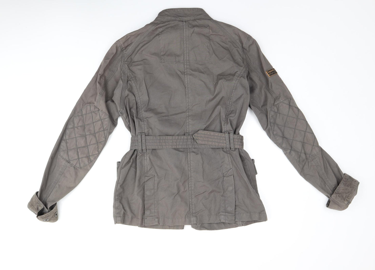 Superdry Womens Green Jacket Coat Size M Zip