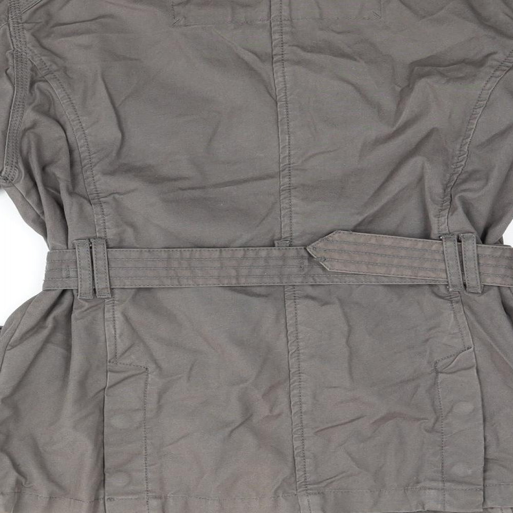 Superdry Womens Green Jacket Coat Size M Zip