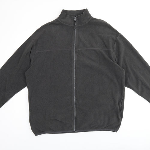ASOS Mens Grey Polyester Full Zip Sweatshirt Size S