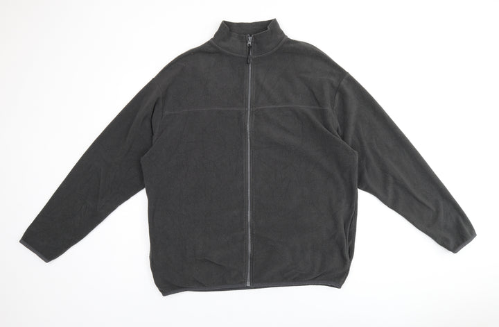 ASOS Mens Grey Polyester Full Zip Sweatshirt Size S