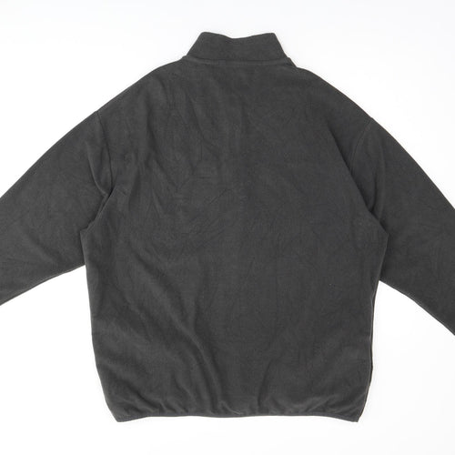 ASOS Mens Grey Polyester Full Zip Sweatshirt Size S