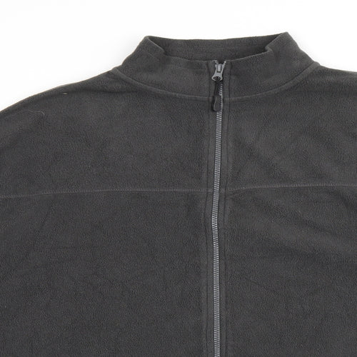 ASOS Mens Grey Polyester Full Zip Sweatshirt Size S