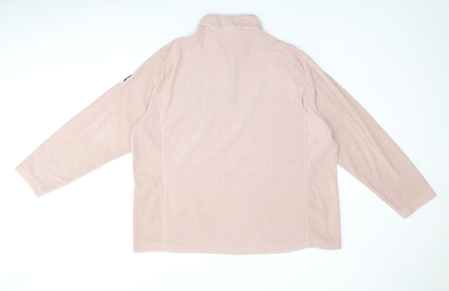 TOG24 Womens Pink Polyester Full Zip Sweatshirt Size 22 Zip