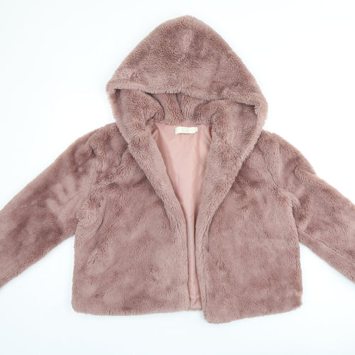 JCL Womens Pink Jacket Coat Size M