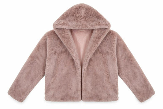 Front view of JCL women’s pink jacket coat, size M