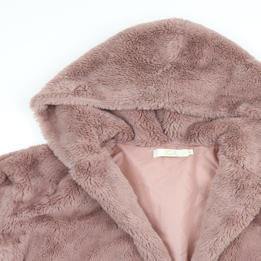 JCL Womens Pink Jacket Coat Size M
