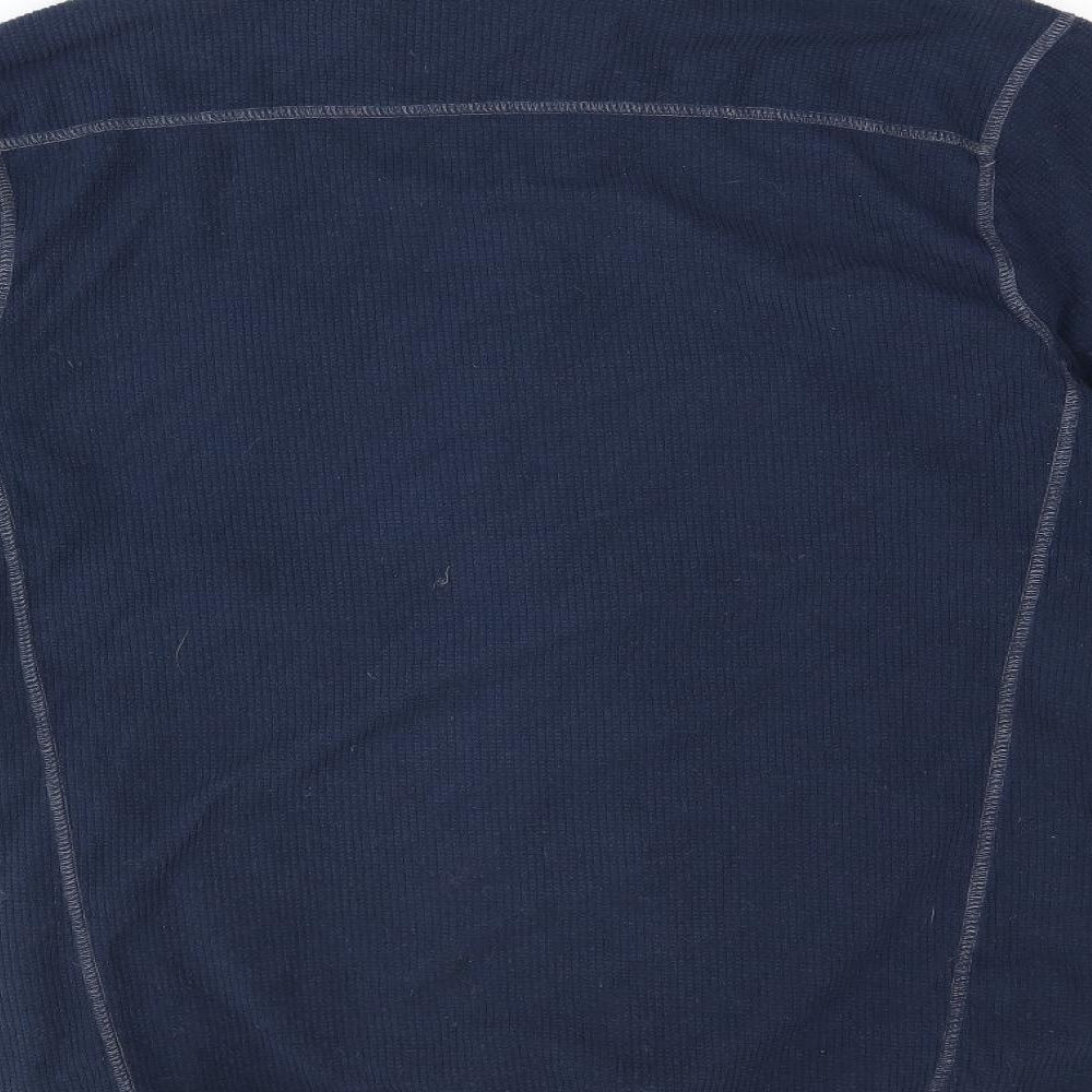 Trespass Mens Blue Polyester Full Zip Sweatshirt Size M