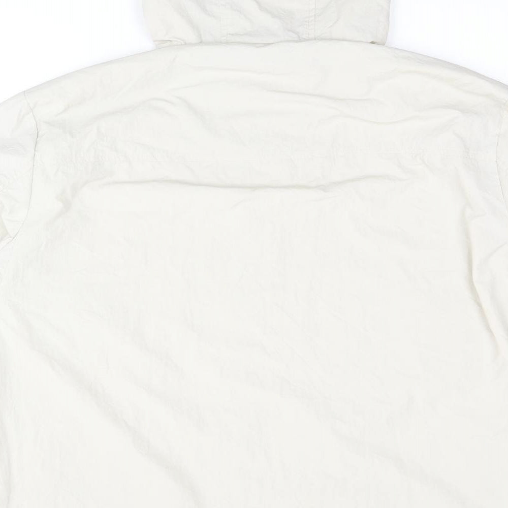 Calvin Klein Womens Beige Rain Coat Coat Size XL Zip
