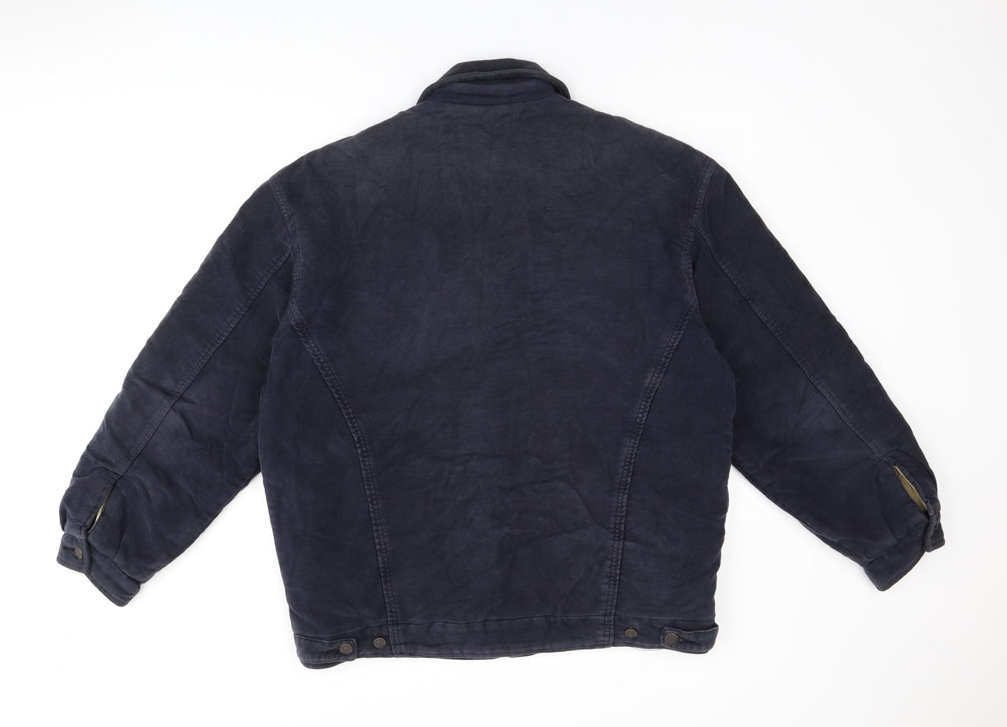 Time-Told Mens Blue Jacket Coat Size M Zip - Vintage