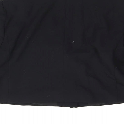 Marks and Spencer Womens Black Polyester Jacket Blazer Size 18