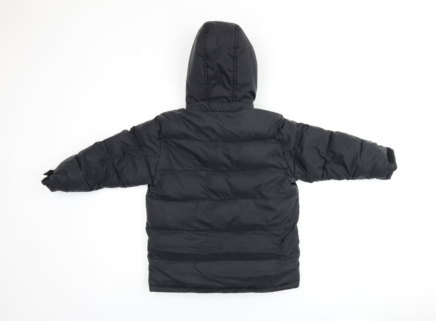 Marks and Spencer Boys Black Puffer Jacket Coat Size 5-6 Years Zip