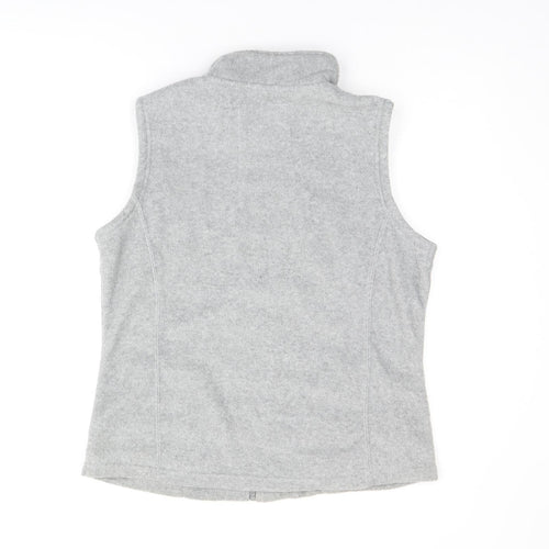 M&Co Womens Grey Gilet Jacket Size 16 Zip