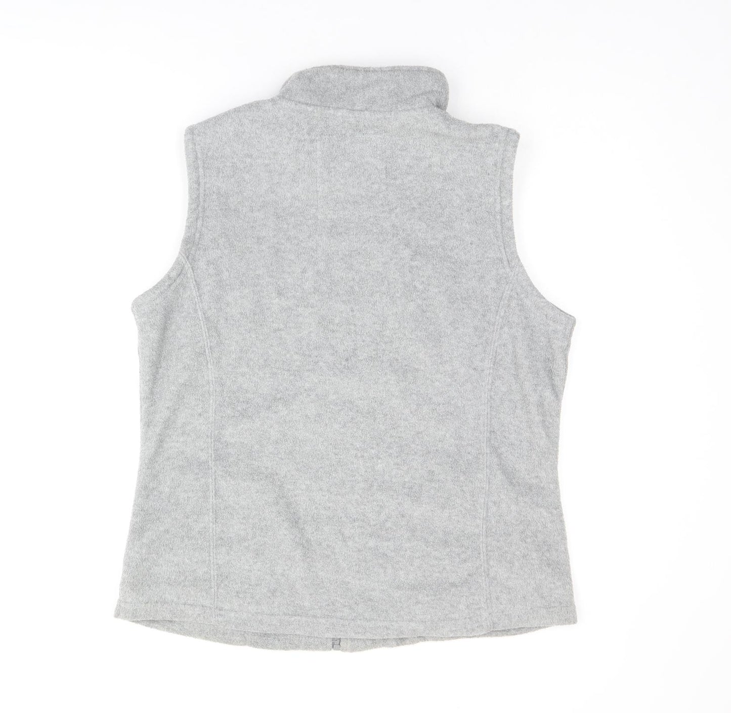 M&Co Womens Grey Gilet Jacket Size 16 Zip