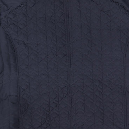 Bonmarché Womens Blue Jacket Coat Size 24 Zip