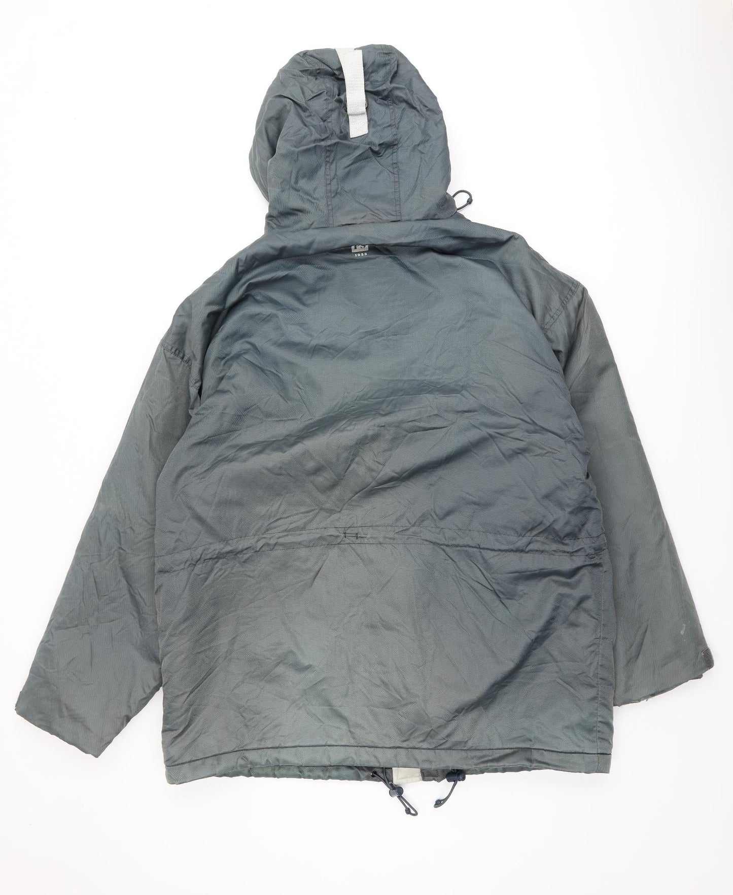 Penn Sportswear Mens Green Overcoat Coat Size L Zip