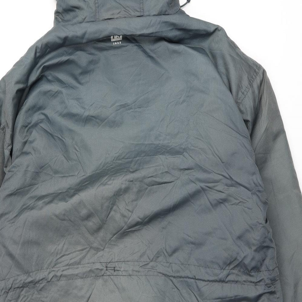 Penn Sportswear Mens Green Overcoat Coat Size L Zip