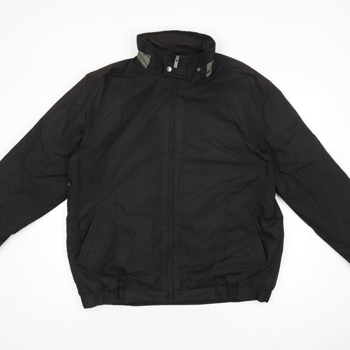 Lakeland Mens Black Jacket Coat Size XL Zip
