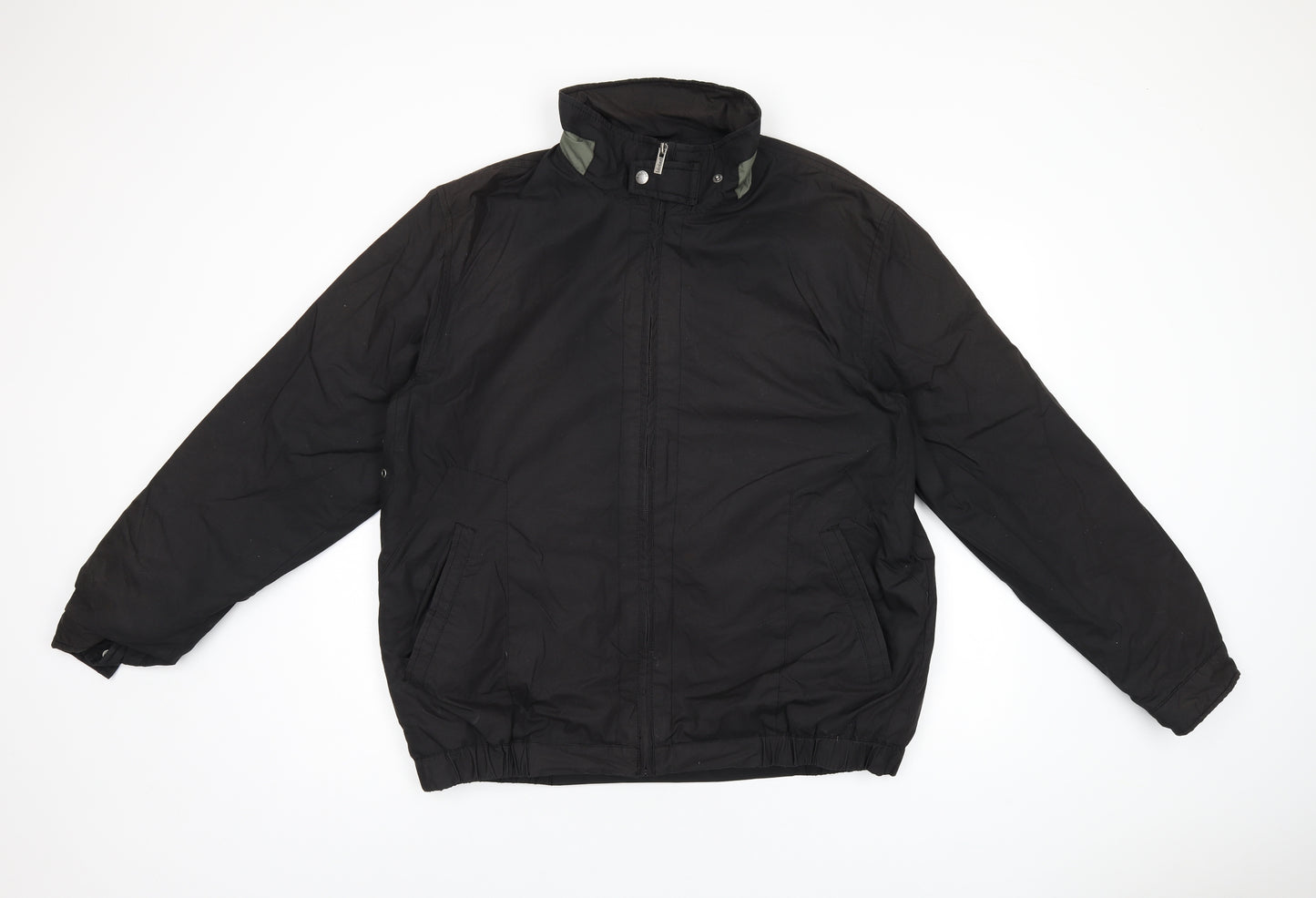 Lakeland Mens Black Jacket Coat Size XL Zip