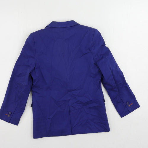 Autograph Boys Blue Jacket Blazer Size 9 Years Button