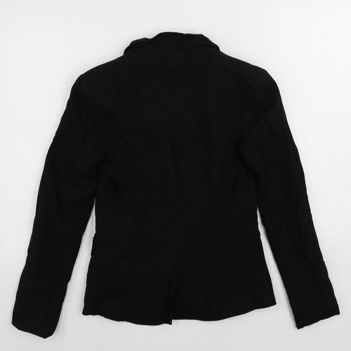 ASOS Womens Black Jacket Blazer Size 6 Button