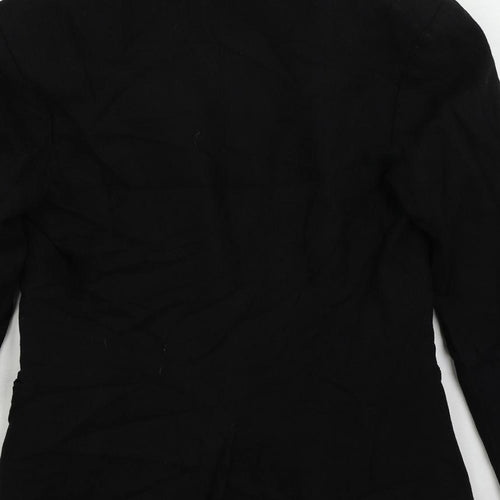 ASOS Womens Black Jacket Blazer Size 6 Button