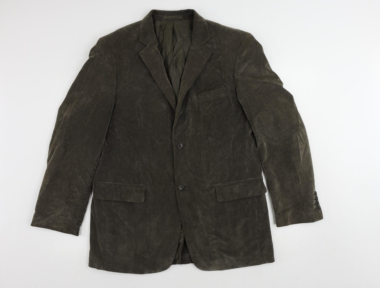 Thomas Nash Mens Green Polyacrylate Fibre Jacket Blazer Size 40 Regular